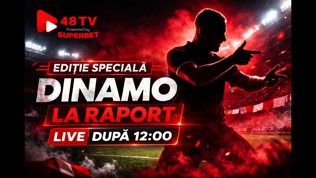 Numărul 9 vine la Dinamo? EDIȚIE SPECIALĂ Dinamo la Raport LIVE