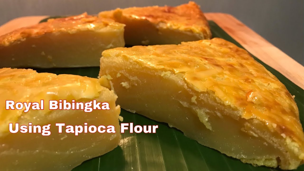 HOW TO MAKE ROYAL BIBINGKA USING TAPIOCA FLOUR | Sticky Rice Cake