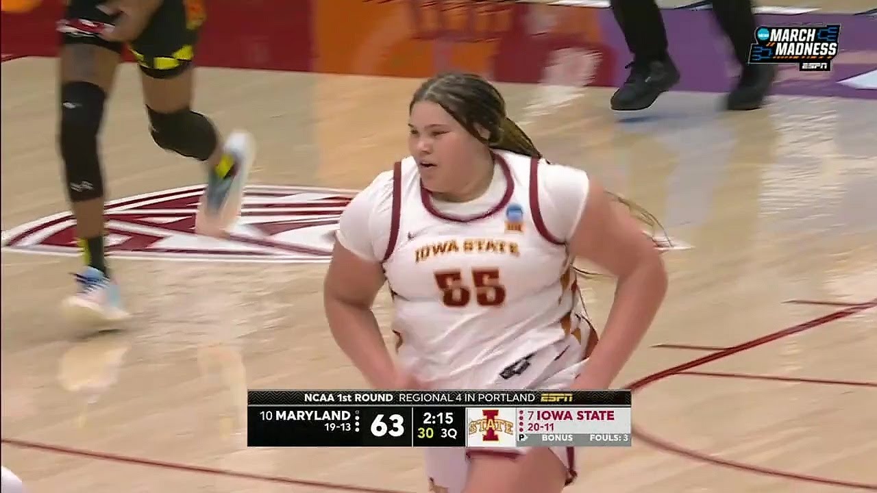 🥵 40 POINTS For FRESHMAN Audi Crooks On 18-20fgs | NCAA Tournament, Iowa State Cyclones vs Maryland