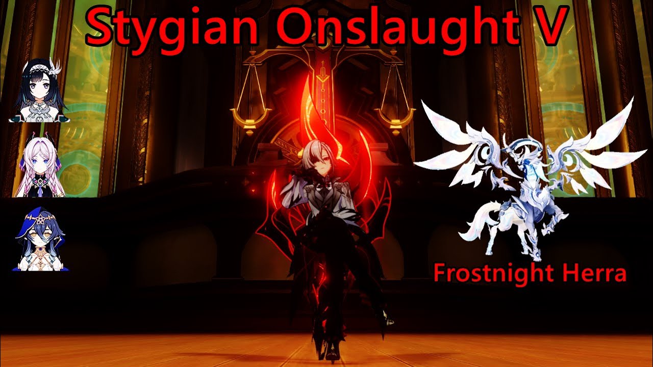 Stygian Onslaught 6.1 Fearless V - Arlecchino - Frostnight Herra | Genshin Impact
