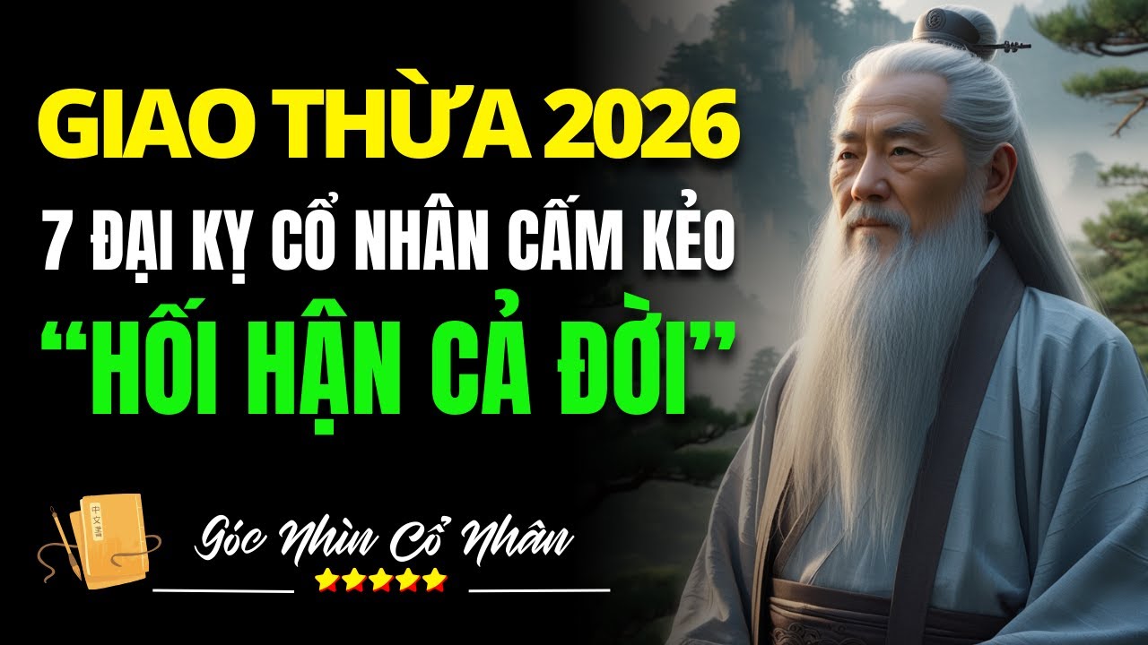 Giao Thừa 2026: 7 Đại Kỵ Cổ Nhân Cấm Kẻo 
