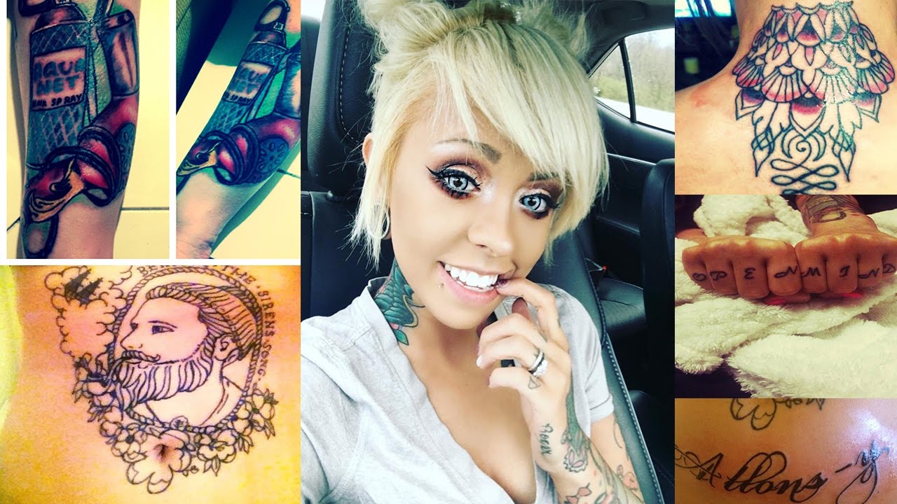MY TATTOOS AND PIERCINGS