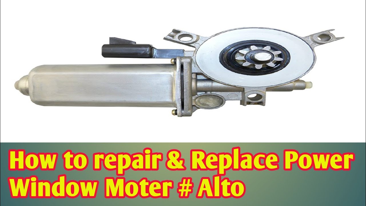 How to repair and replace Power window moter #Alto