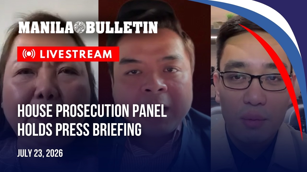 LIVE: House prosecution panel holds press briefing on impeachment trial | Jul. 23