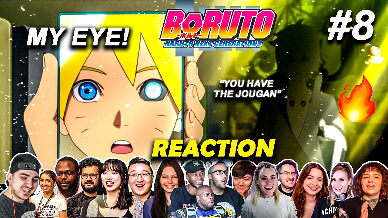 BORUTO'S JOUGAN⁉️🌀  Toneri is back? | Reaction Mashup BORUTO Episode 8