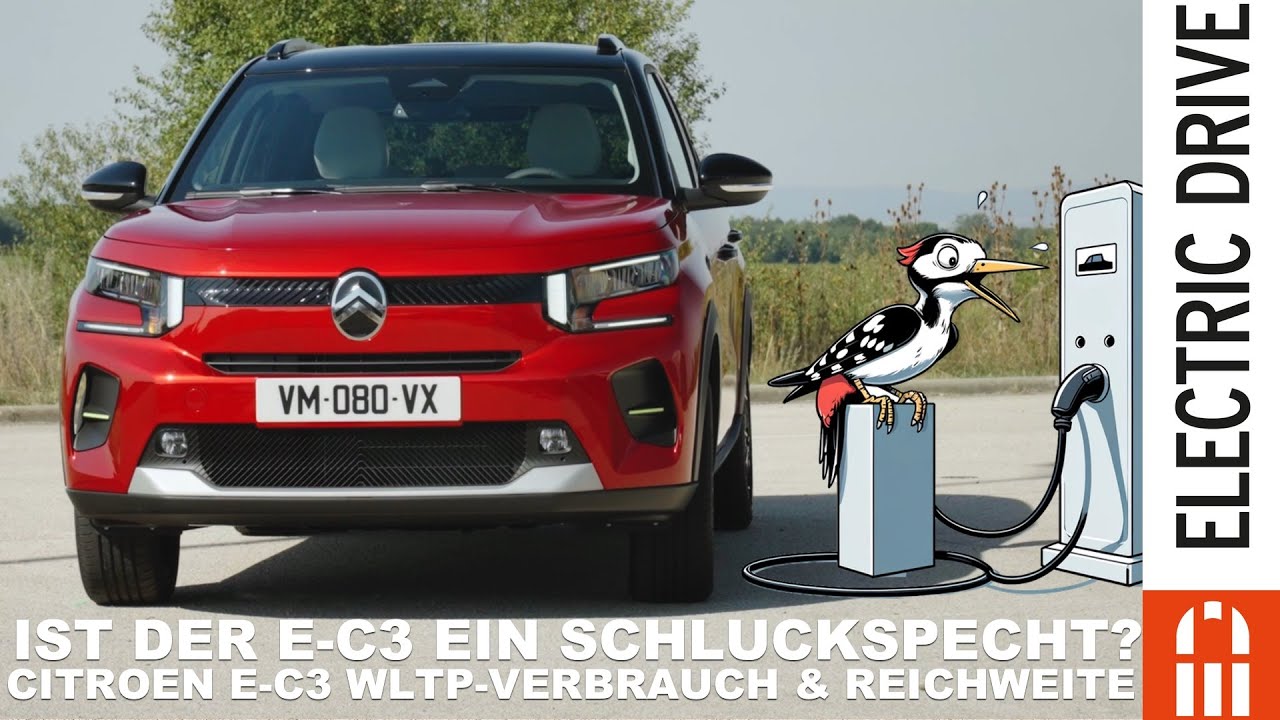 Ist der kompakte CITROEN e-C3 ein Schluckspecht? WLTP Werte und Reichweiten! | Electric Drive News