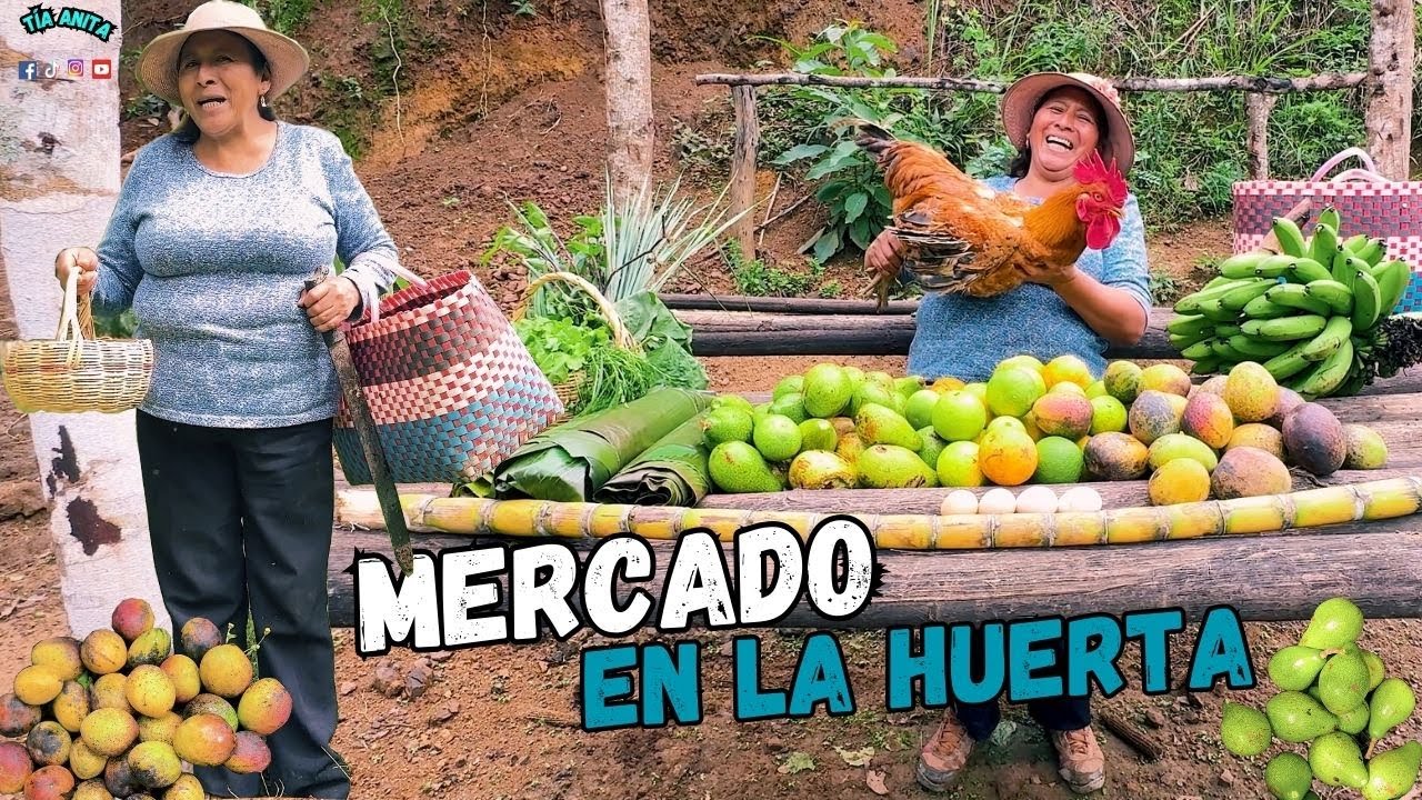 Productos del mercado los encuentro en mi huerta para llevara a la casa