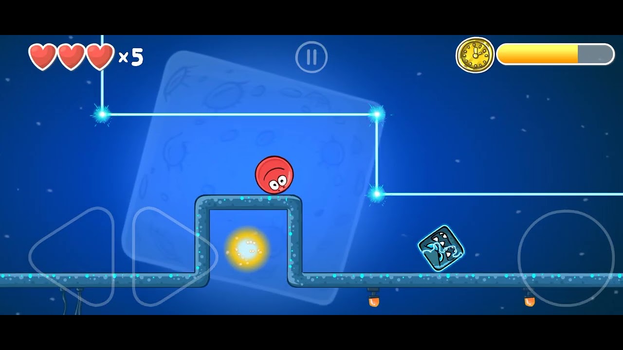 Battle for the moon time level (red ball 4)❤️❤️❤️❤️ #gaming #games 