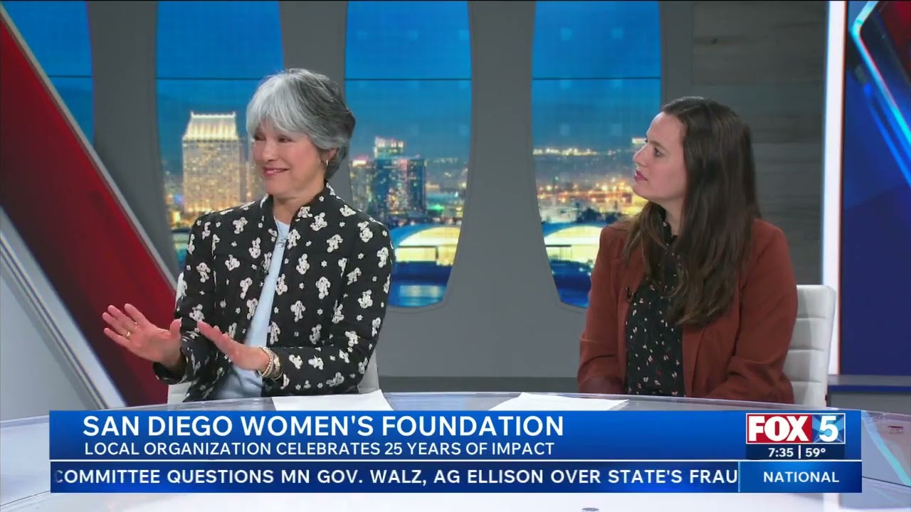 Fox 5 features SD Women's Foundation's Next 25 Years of Impact