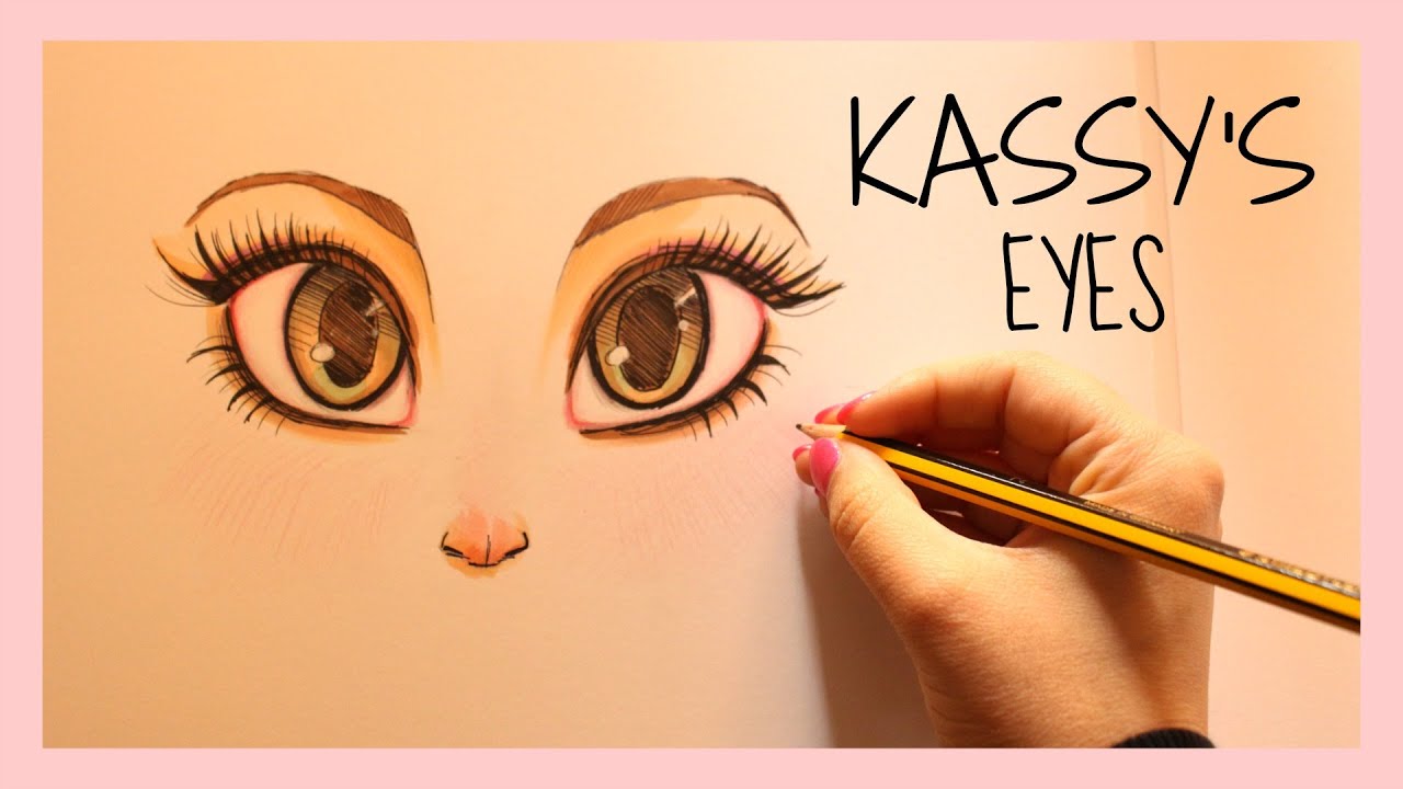 ❤ How to Draw Kassy's Eyes | My Manga Protagonist  ❤