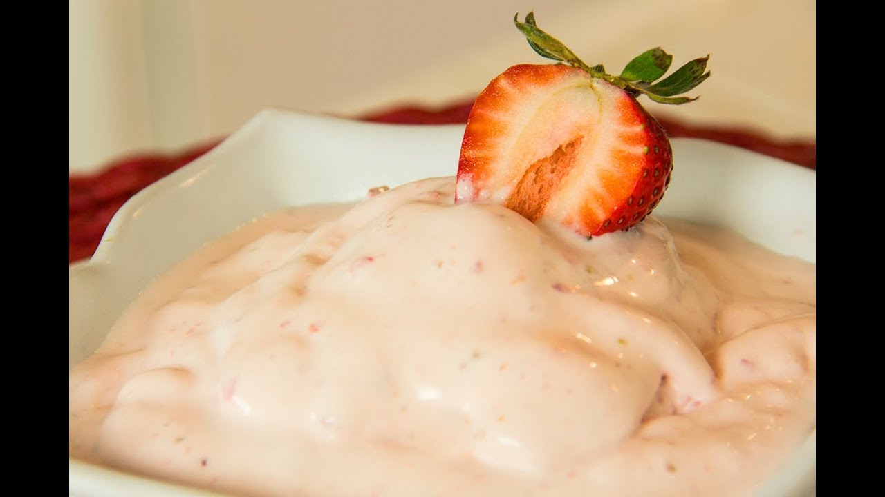 Homemade Strawberry Ice Cream Recipe
