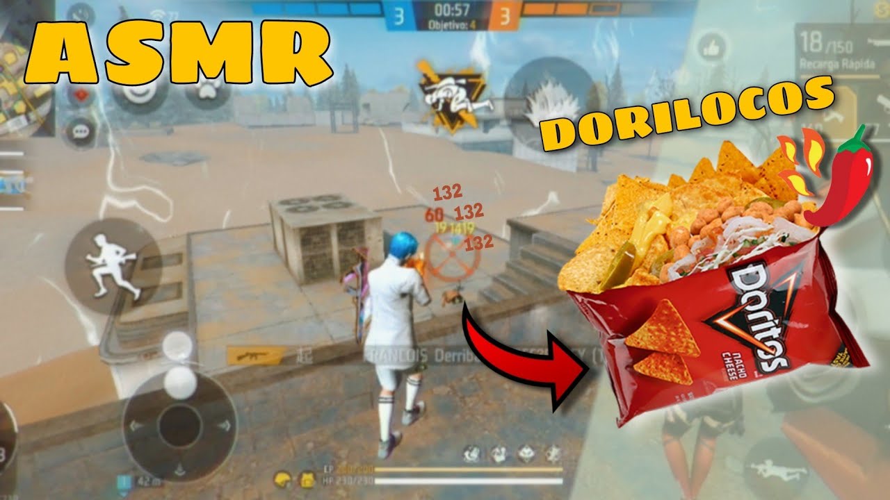 ASMR (FREE FIRE) - Comiendo DORILOCOS 🌶️🔥🥵🇲🇽