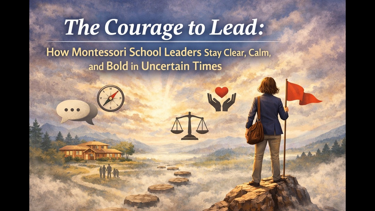 The Courage to Lead: How Montessori School Leaders Stay Clear, Calm, and Bold in Uncertain Times