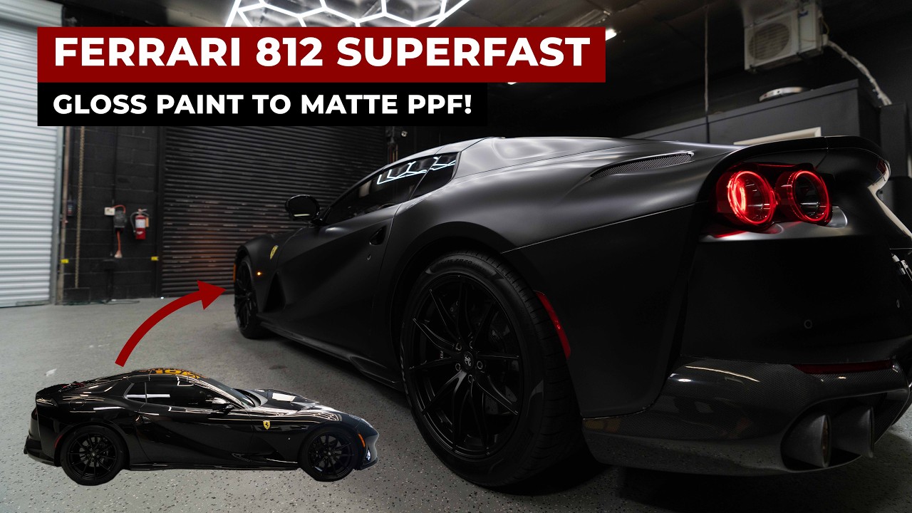 Ferrari 812 Superfast Transformation | DYNOmatte-flat by STEK