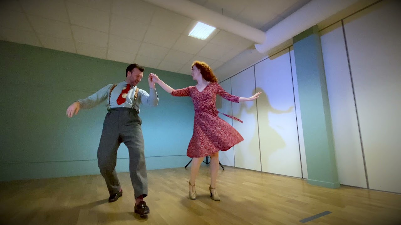 Olga and Andreas dancing to Roll em Pete