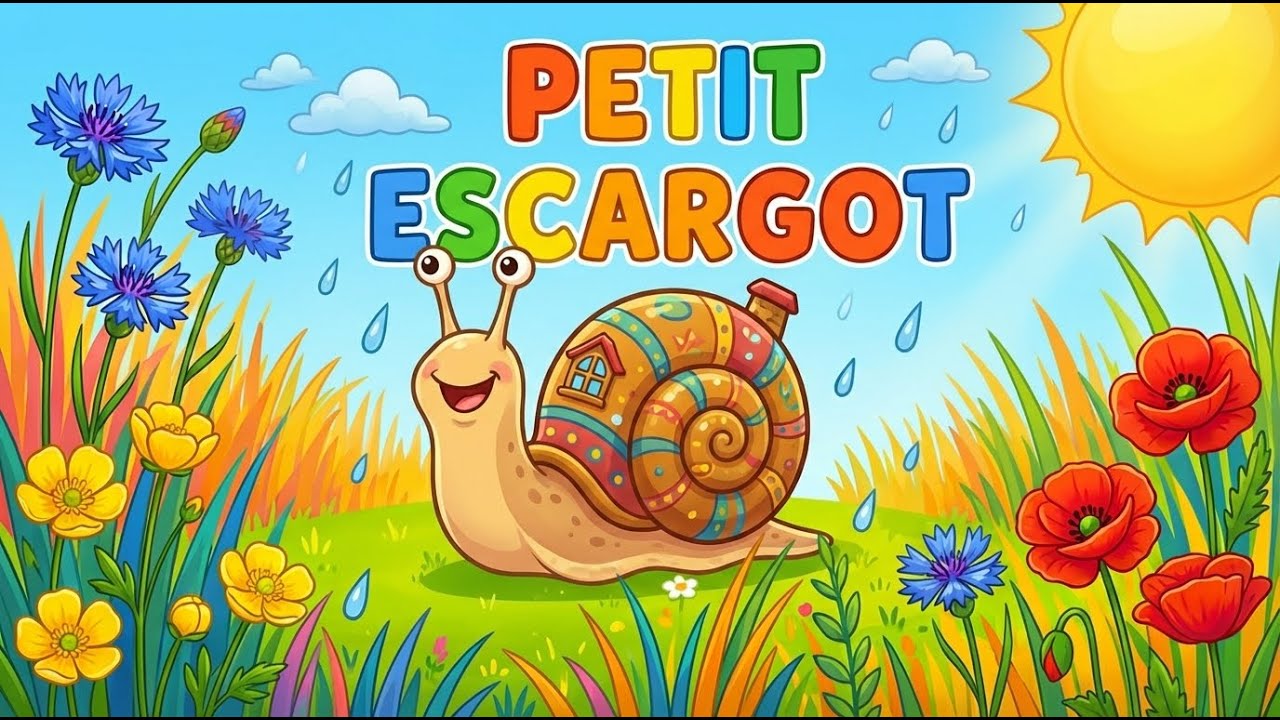 Petit escargot - Comptine pour enfant - Le Monde des Minos