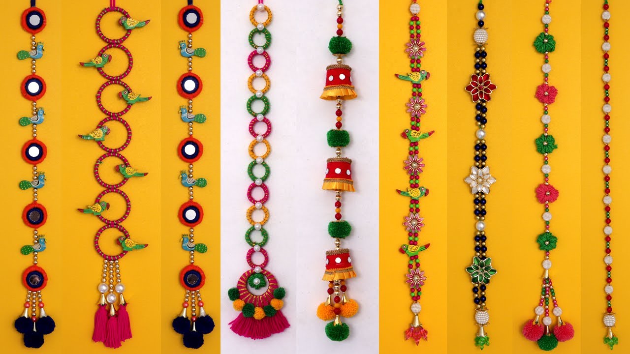 Beautiful Handmade Wall Hanging Craft Idea! 10 Easy DIY Diwali Decoration Ideas | Room Decor