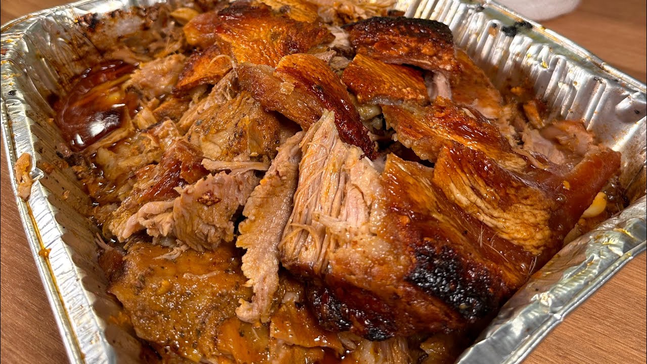 Pernil al horno cuero tostado