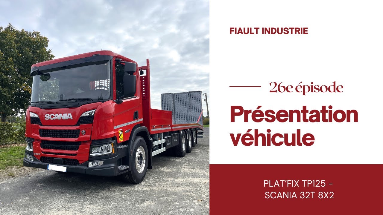 PLAT'FIX TP125 - SCANIA 32T 8X2