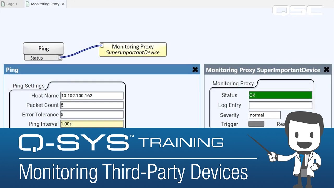 Monitoring Third-Party Devices  (Q-SYS Reflect Enterprise Manager Technician Training)