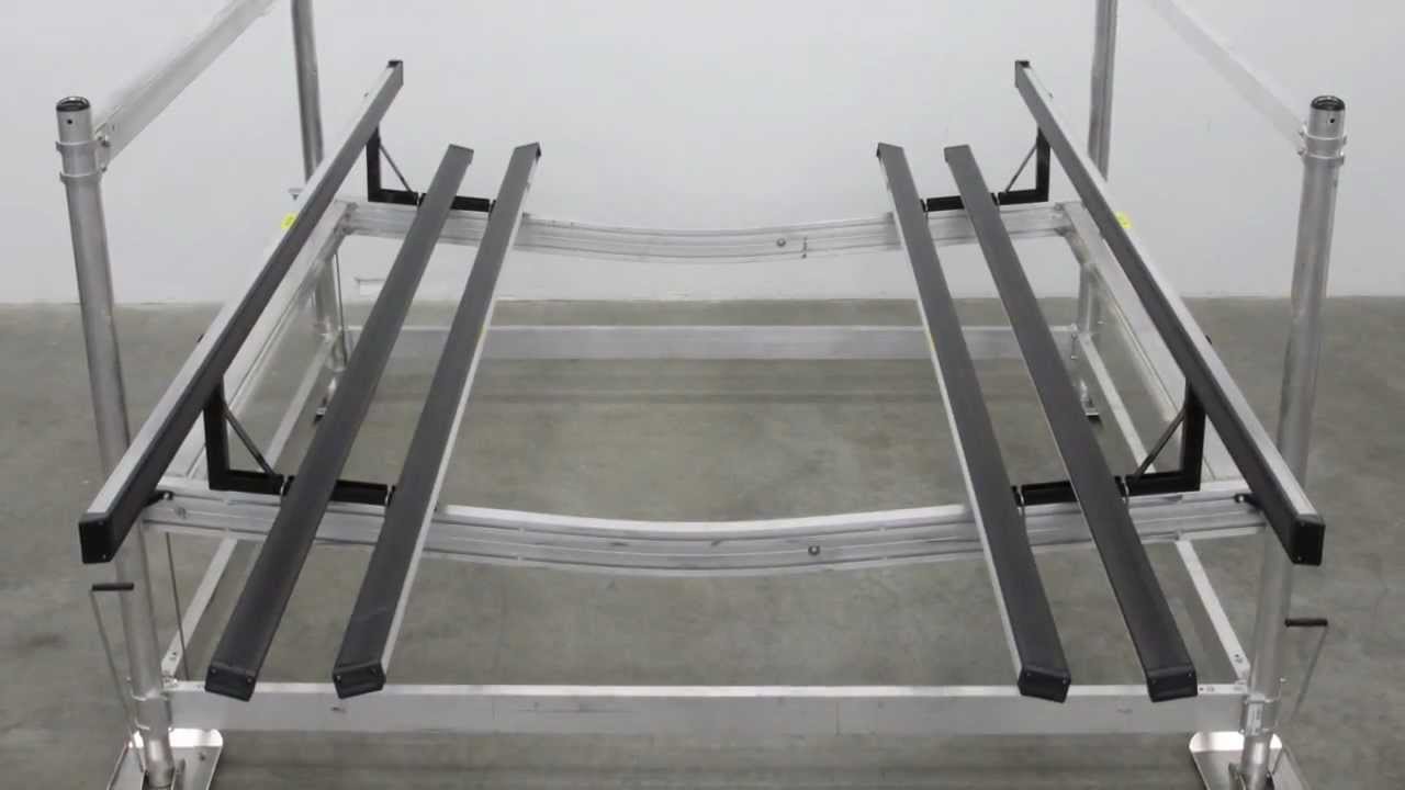 Shore Station Pontoon Log Rack and Guide Kit