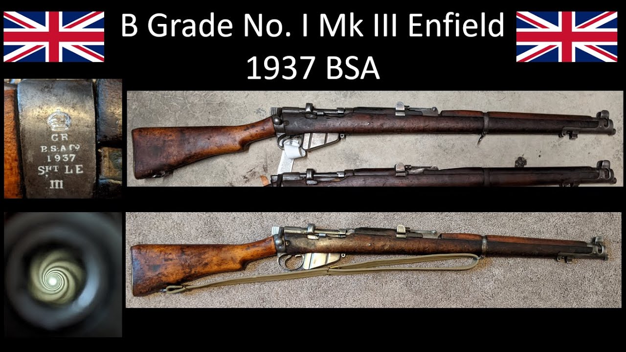 Royal Tiger Imports B Grade Enfield No  1 Mk  III | 1937 BSA | Great Bore!