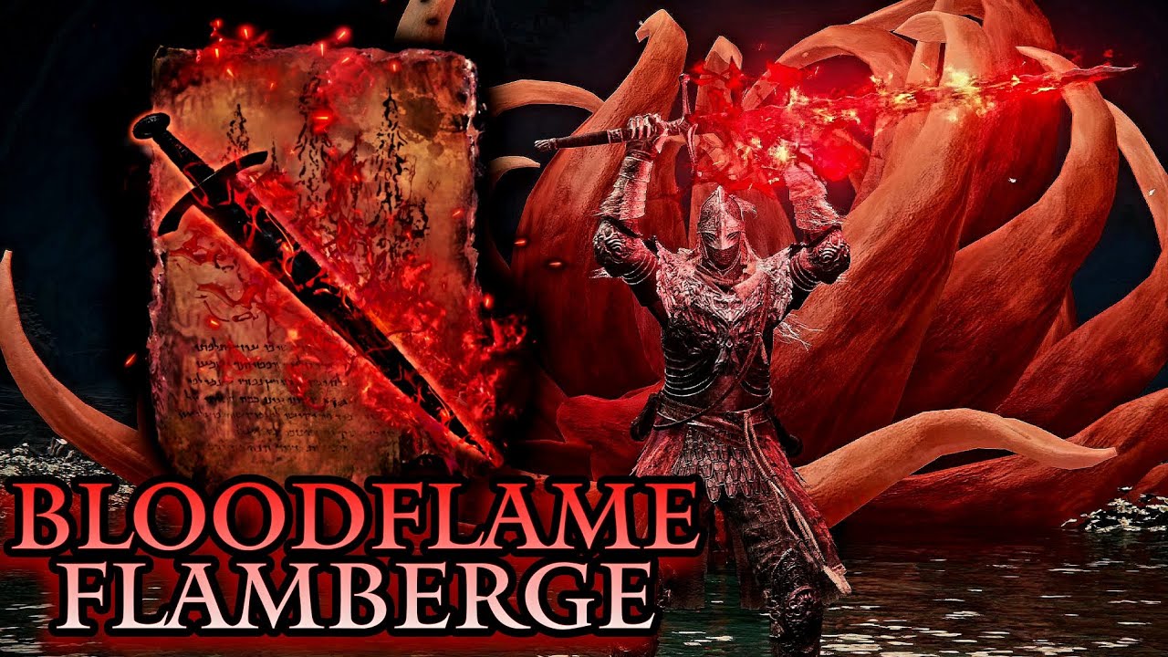 𝐄𝐋𝐃𝐄𝐍 𝐑𝐈𝐍𝐆 - Bloodflame Flamberge is Insane! | A Malenia Showcase 🩸🔥