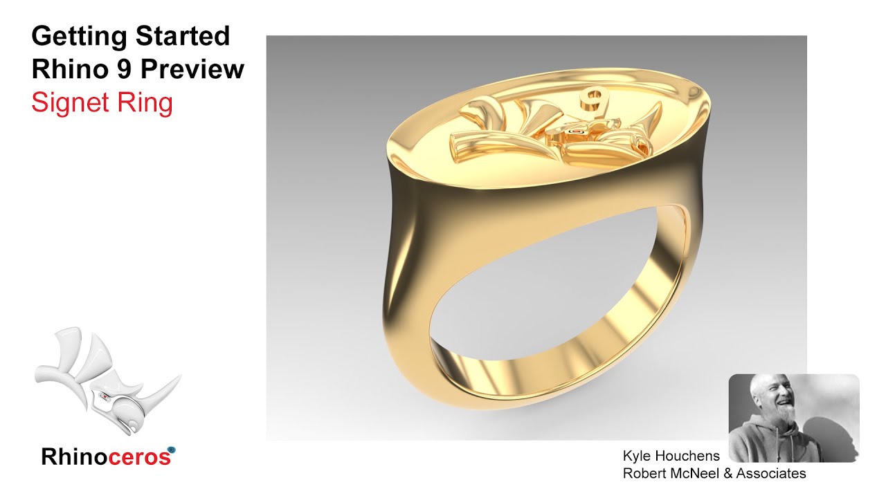 Rhino WIP  Signet Ring