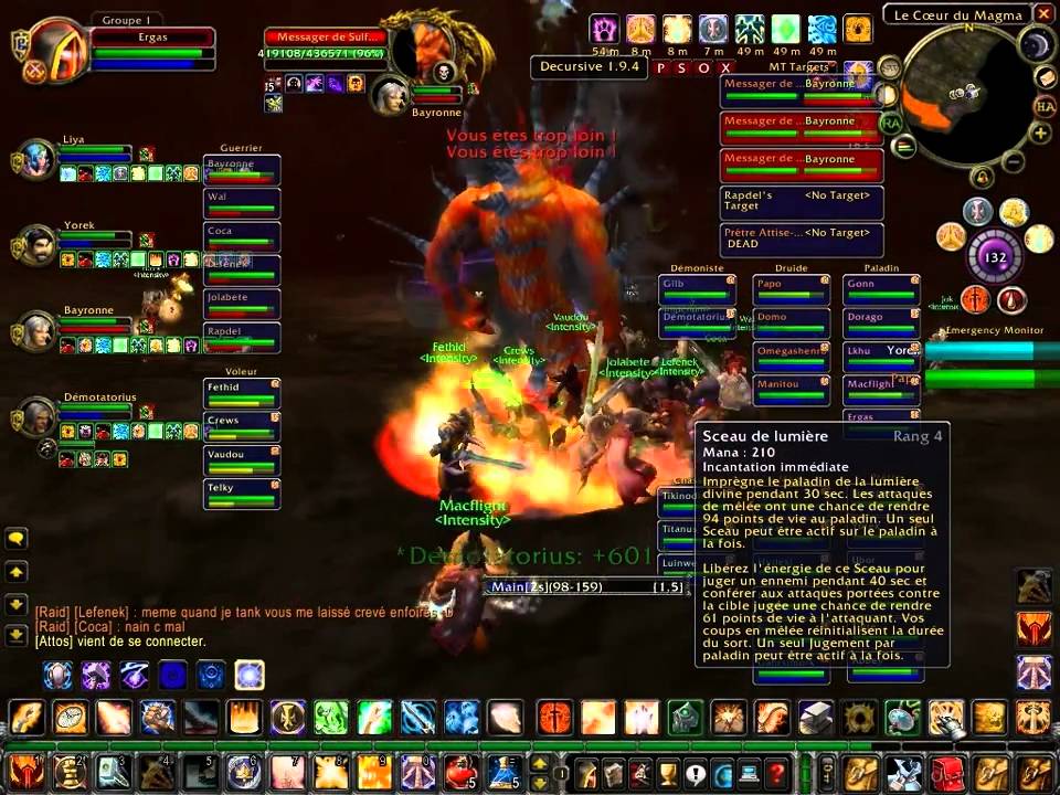 WoW Vanilla - Molten Core : Sulfuron Harbinger