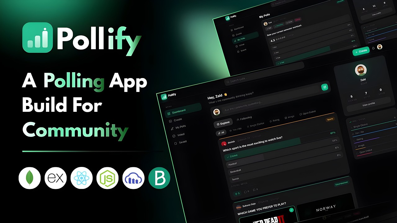 I Built a Full-Stack Polling App with MERN Stack | Pollify &ndash; Vote, Create & Share Polls