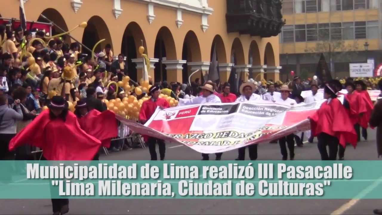 Municipalidad de Lima realiz&oacute; III Pasacalle 