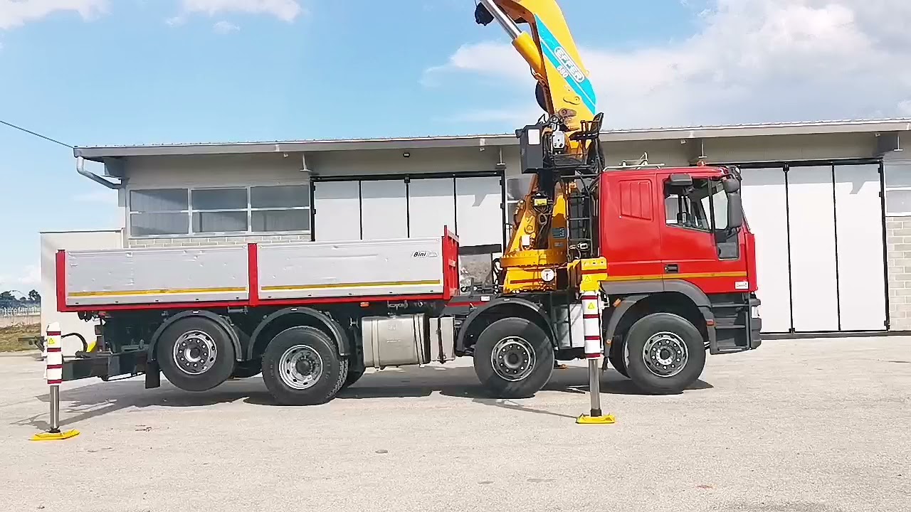 BRIV097 - Iveco Eurostar 440E42 Ribaltabile Trilaterale - Gru EFFER 680 / 22 Tons - 35 m