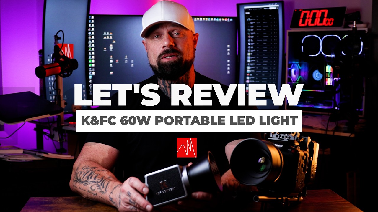 Best Portable LED Light for Video? KN&F Concepts 60W Bi-Color Light Review