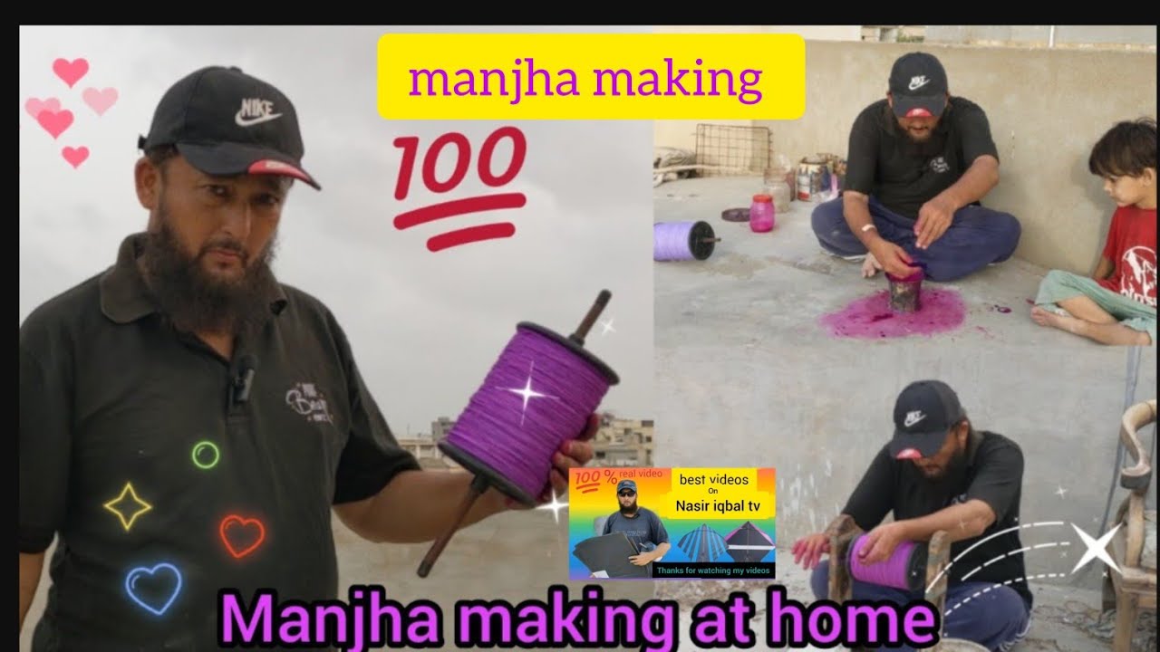 Homemade Manjha Making🤔🔥