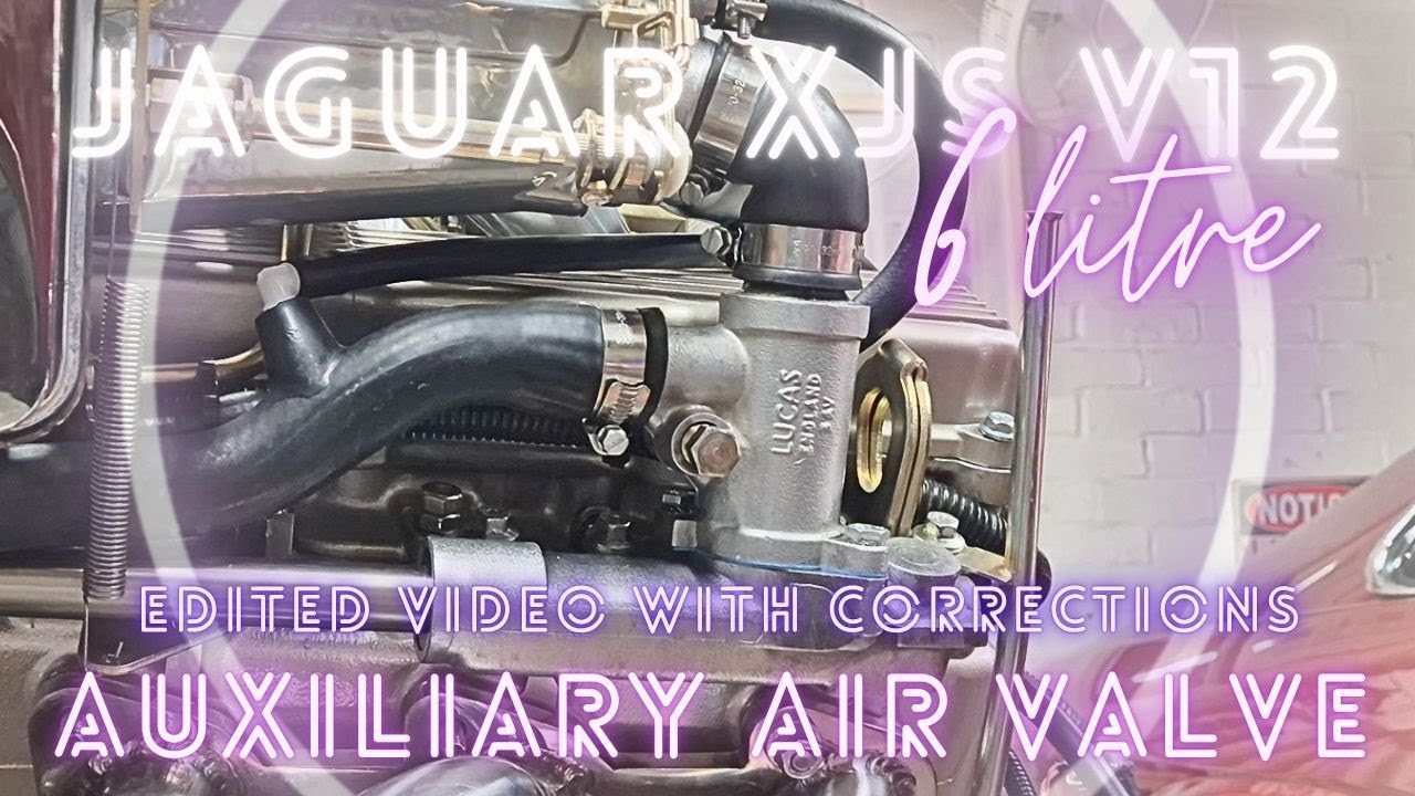 Updated edit. Jaguar XJS V12 Auxiliary Air Valve AAV testing and rebuild