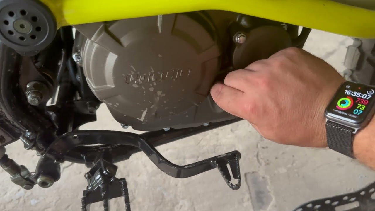 Первая замена масла на мотоцикле Tekken 250 Enduro 2023 &ndash; полный процесс от и до