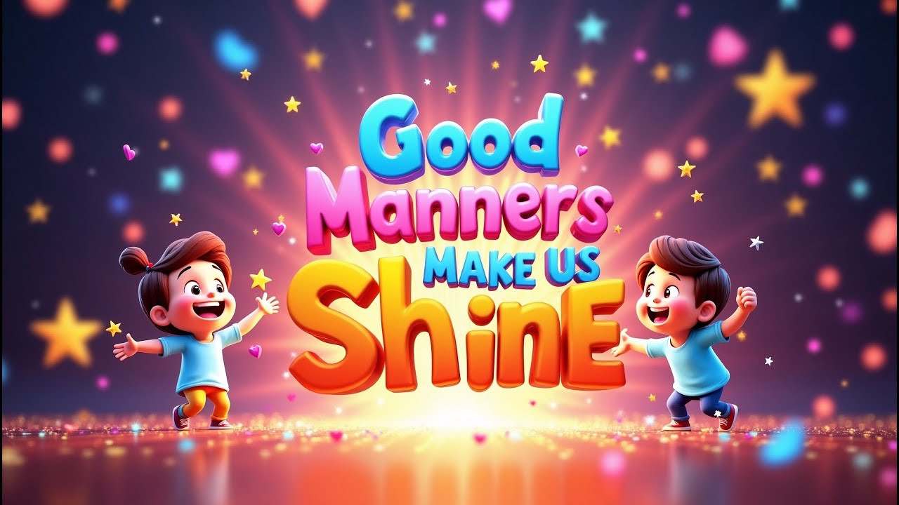 Good Manners Make Us Shine | Good Manners for Kids | Kids Song | Toddlers Song | Nursery Rhymes