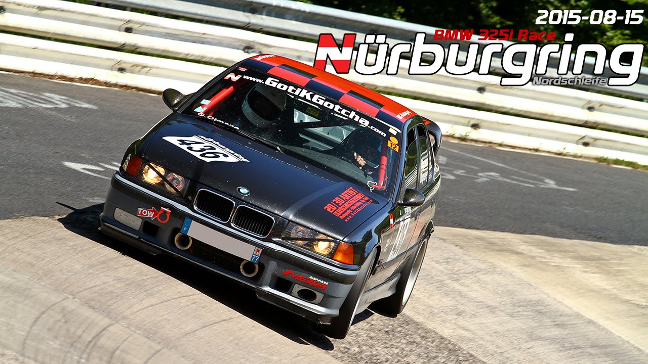 BMW E36 325i Race vs Traffic (2 Laps) - Nürburgring - 15.08.2015 - GotiKGotcha-Motorsport.com