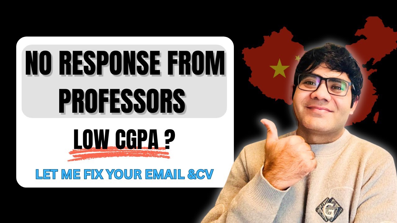 Low CGPA? No Response from Professors? Let Me Fix Your Email & CV! | Live Q&A