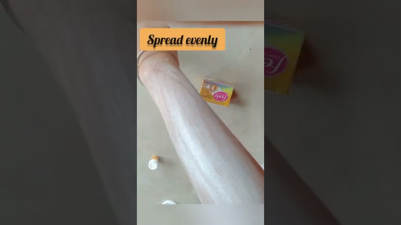 How to use bleach at home with fem gold cream bleach 🥰 . full body bleach honest review #misivlogs