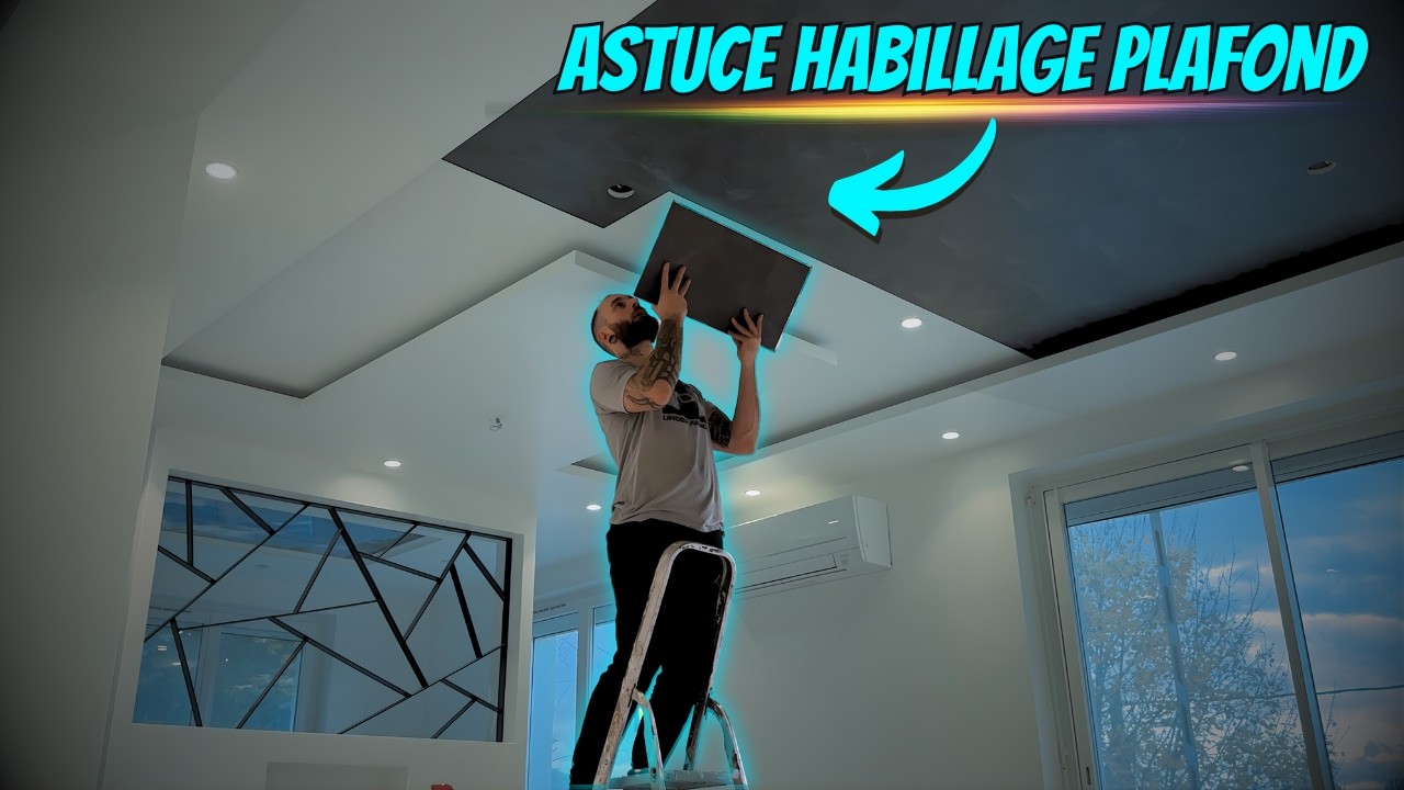 Transformer son plafond avec du parquet ou des lames pvc pour le sol !!! - #113