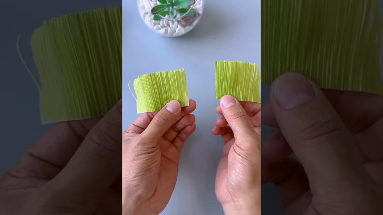 Wow!  How to make flower with corn husk?  DIY