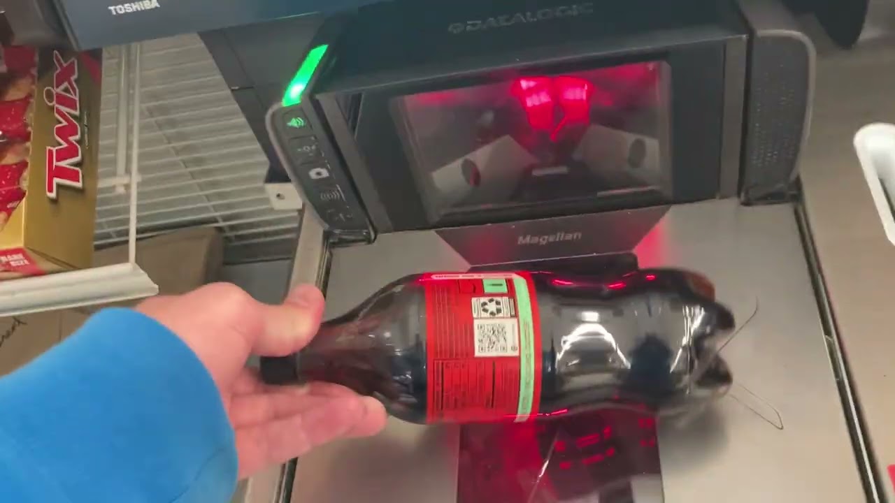 Belchertown, MA: Datalogic Magellan Self Checkout Register @ Stop & Shop