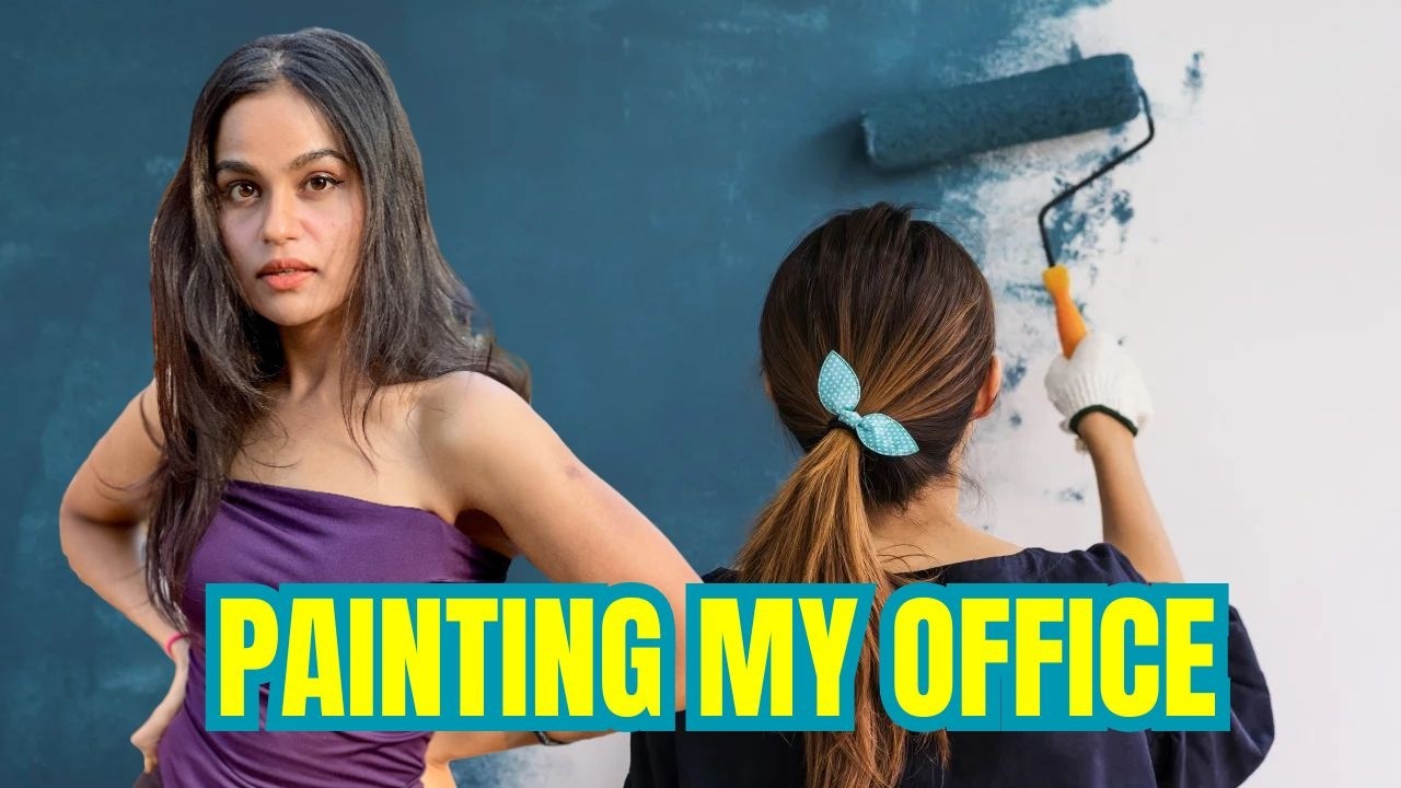 Main kar rahi hoon painting 🖼️ ￼