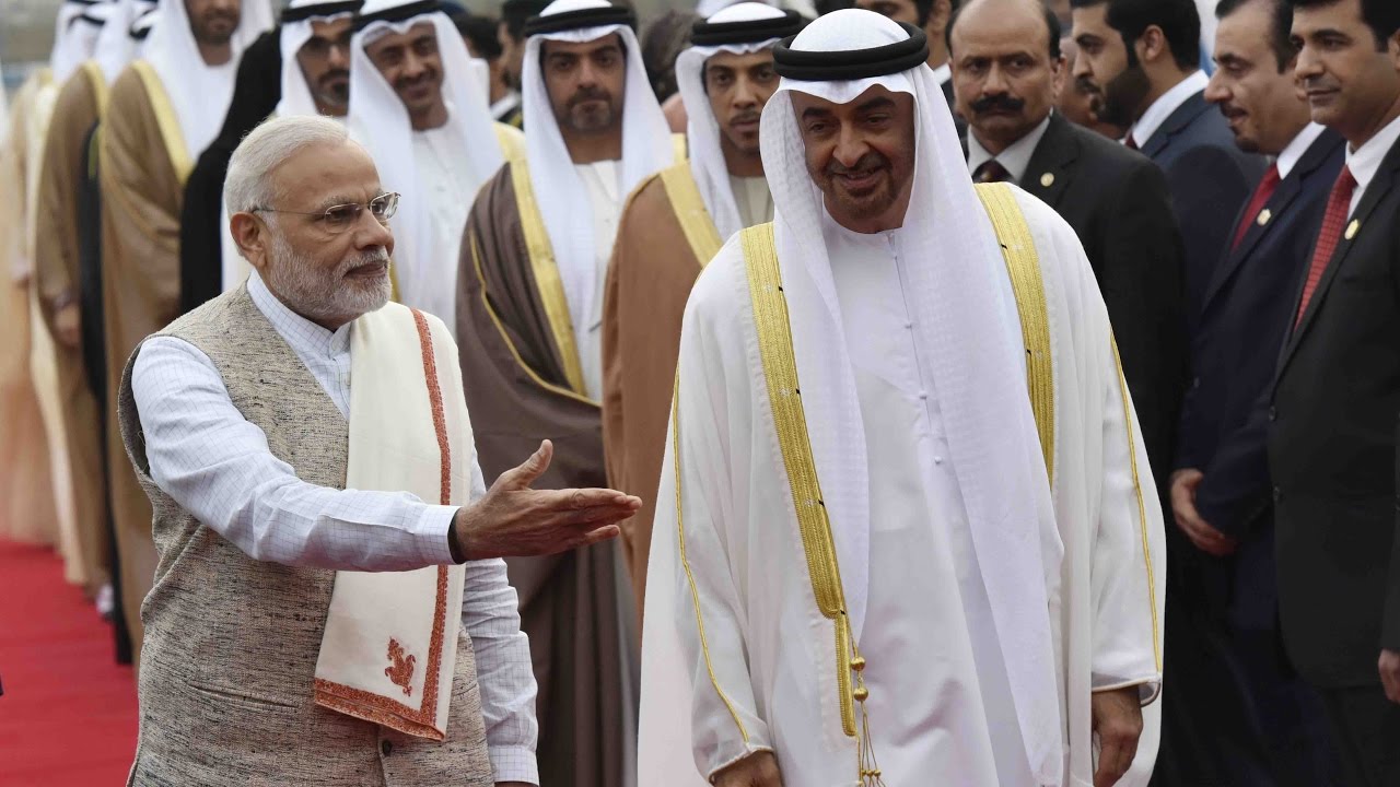Abu Dhabi Crown Prince Mohammed bin Zayed Al Nahyan visits India