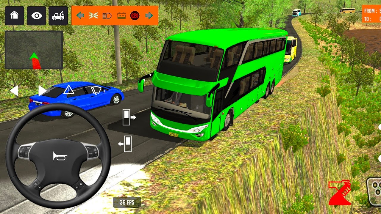 euro coach bus simulator 😱🚌 || new coach bus simulator part - 1 Android gameplay