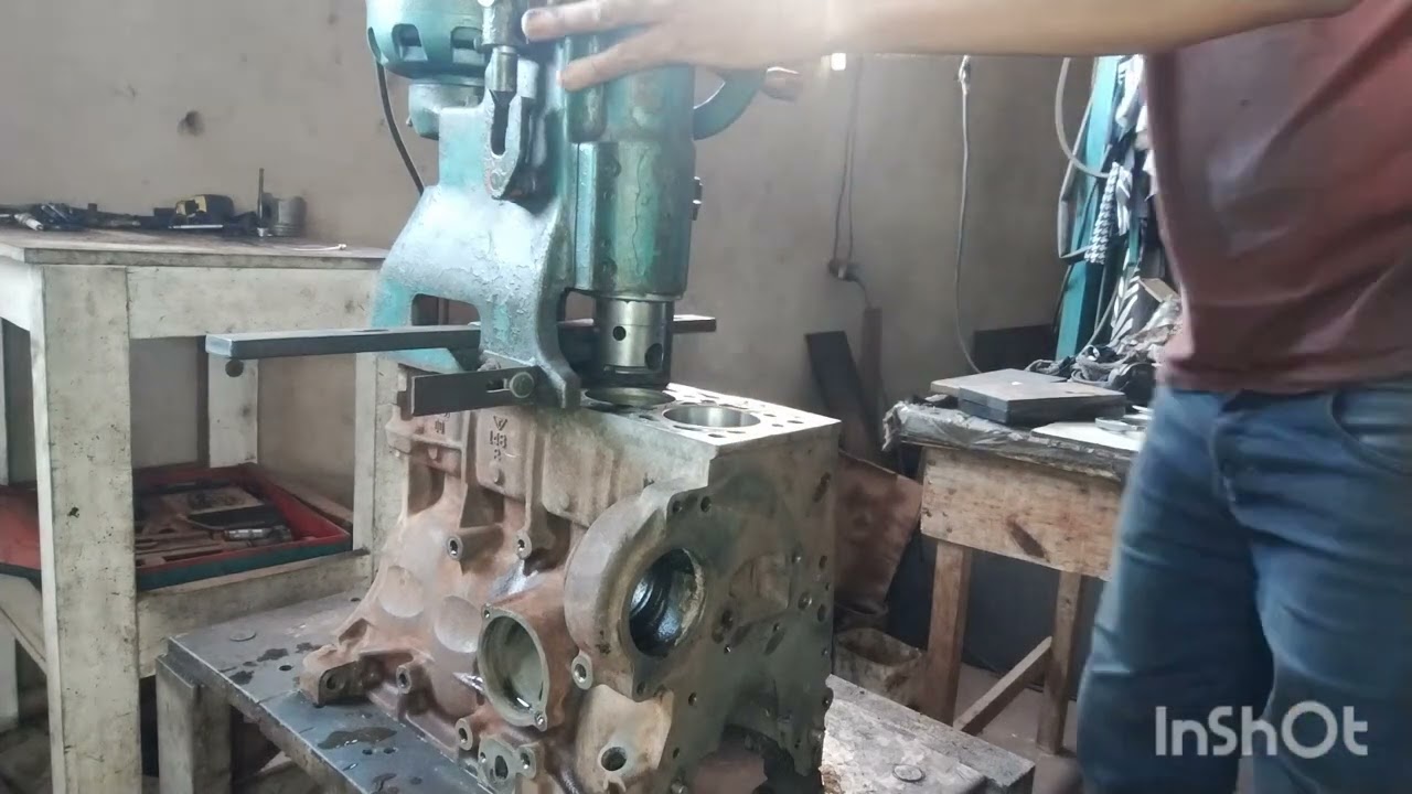 como faço a retifica do bloco do motor do gol de std para 0.50
