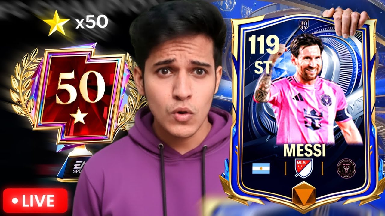 MESSI MAGIC + 50 STAR GRIND 🔥 LIVE NOW