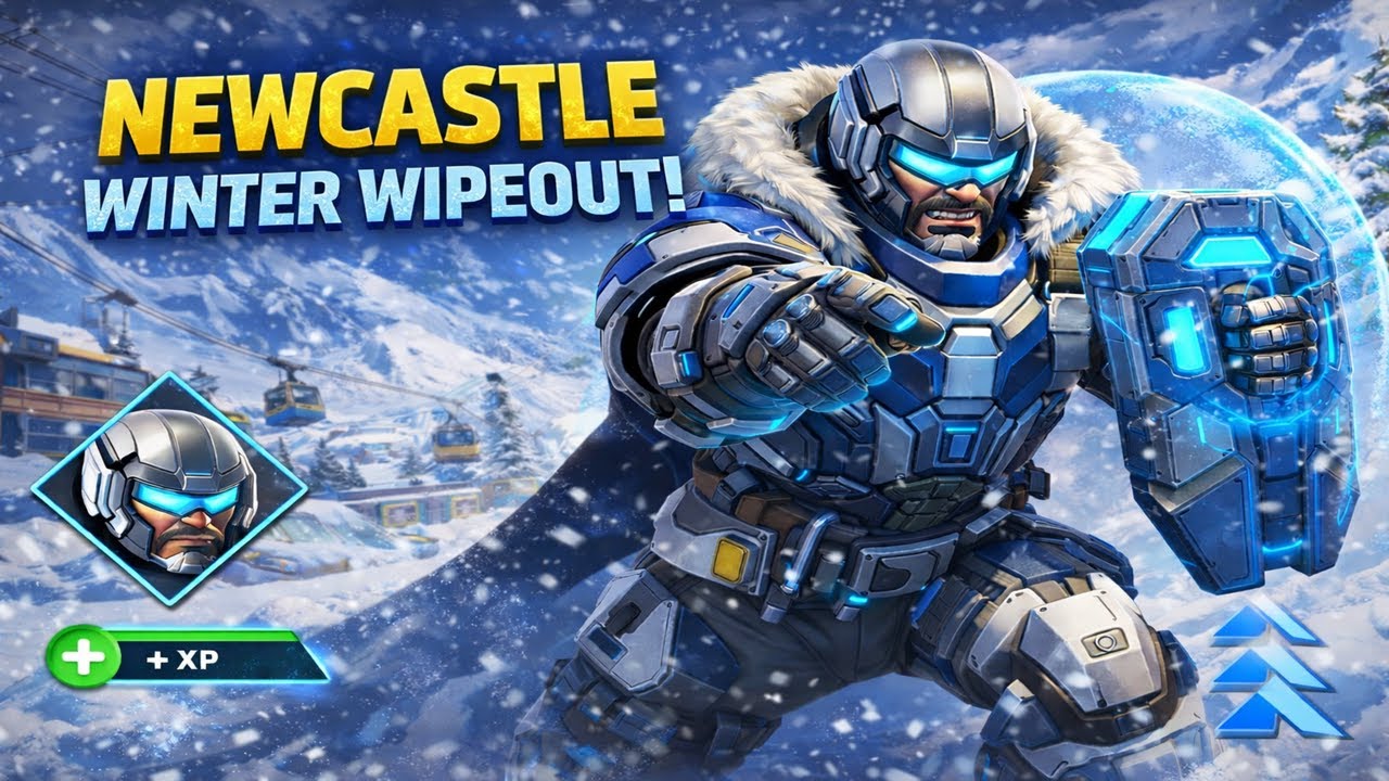 Learning Newcastle ❄️ Winter Wipeout Gameplay | Apex Legends