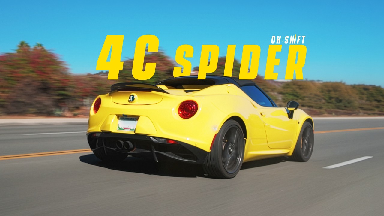 Alfa Romeo 4C: Карбоновый спортивный автомобиль, который не имеет смысла.